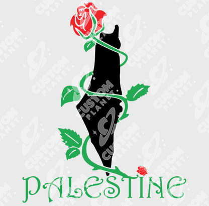 Rose Wrapped Palestine