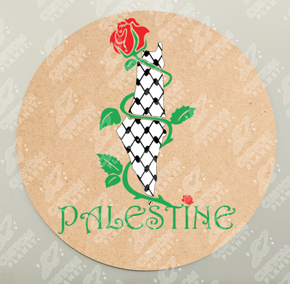 Rose Wrapped Palestine